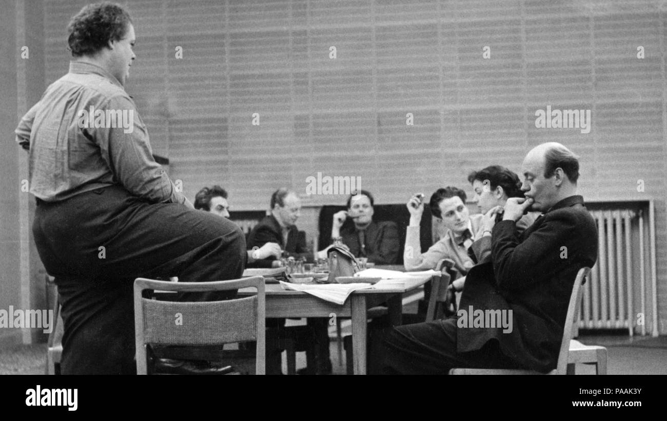 212 Radiopjäsen Herr Arnes penningar 1954 Stockfoto