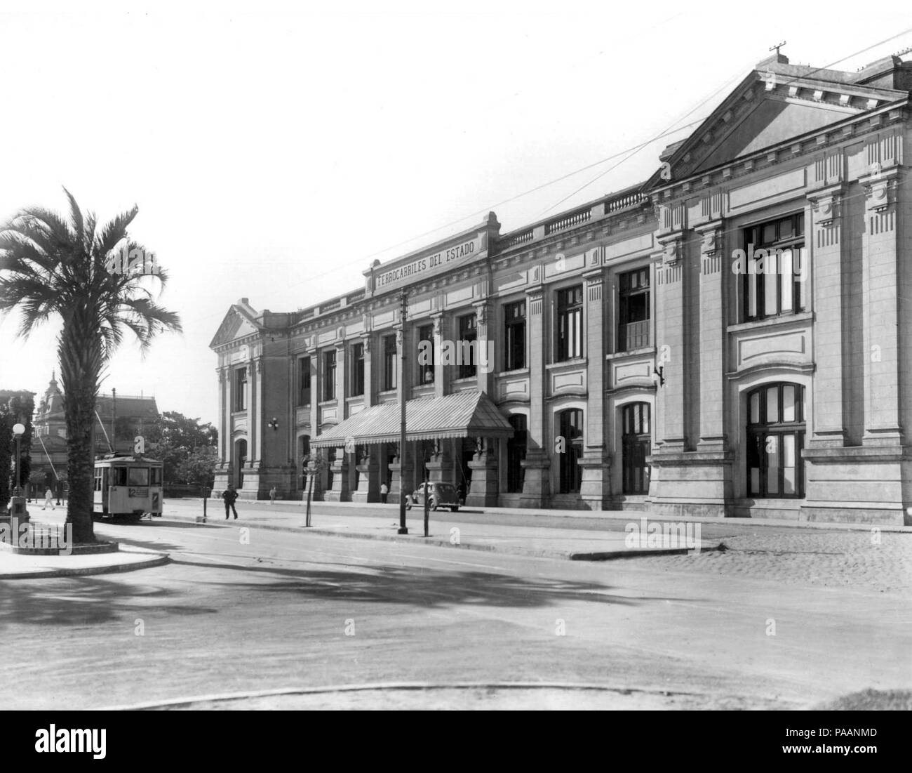 228 Santafe station Fassade Stockfoto