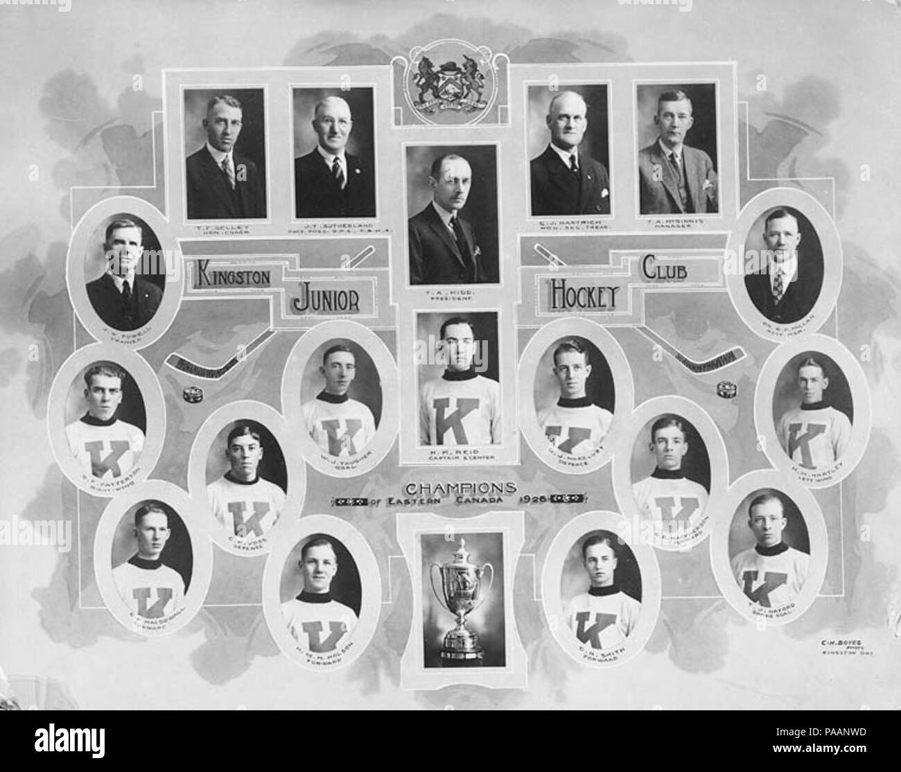147 Kingston Junior Hockey Club Stockfoto