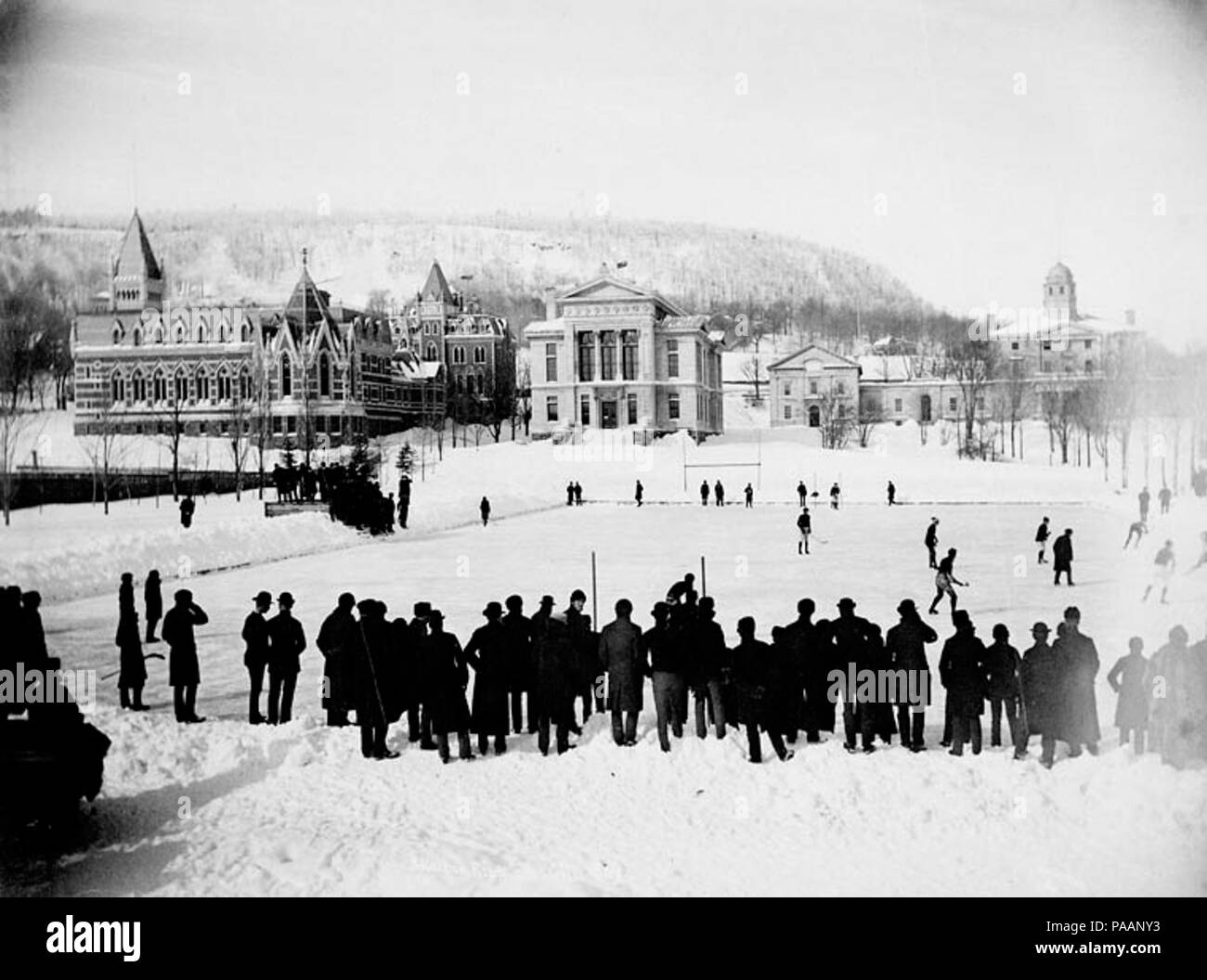 118 Eishockey McGill University 1884. Stockfoto