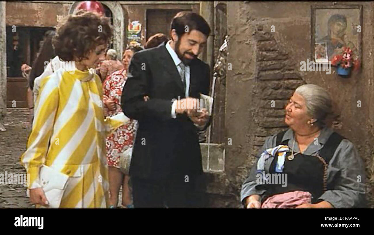 230 Szene aus dem film Trastevere, 1971 Stockfoto