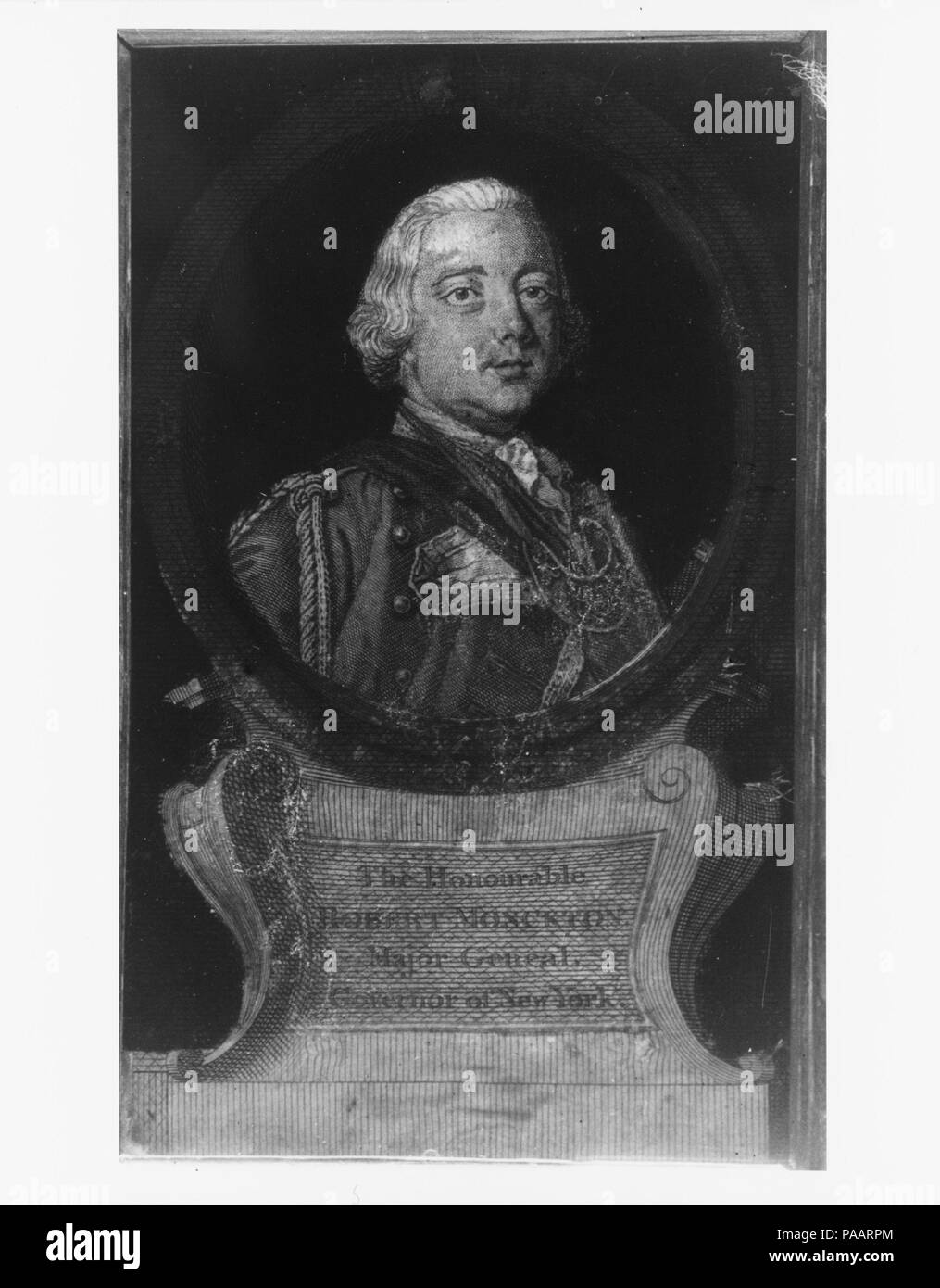 Robert Monckton. Abmessungen: 6 3/4 x 4 1/8 in. (17,1 x 10,5 cm). Datum: Ca. 1765. Museum: Metropolitan Museum of Art, New York, USA. Stockfoto