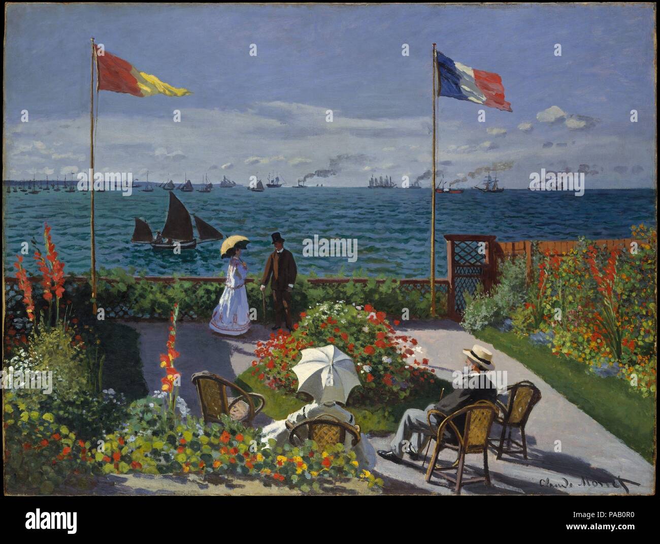 Garten In Sainte Adresse Kunstler Claude Monet Franzosisch