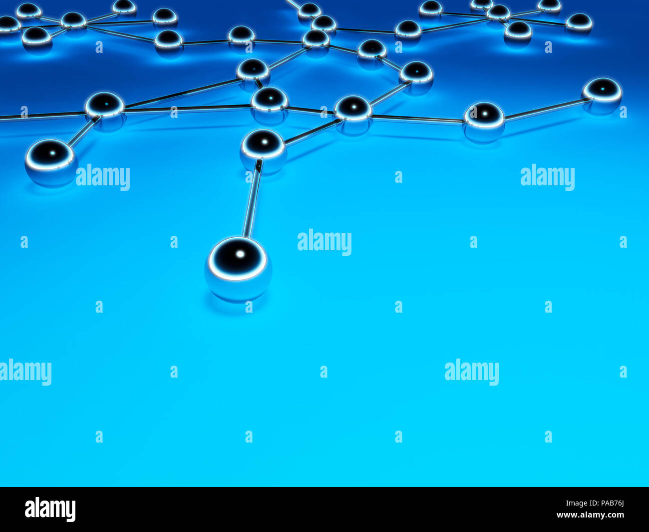 Eine Abbildung der ein Chrome Web Stockfoto