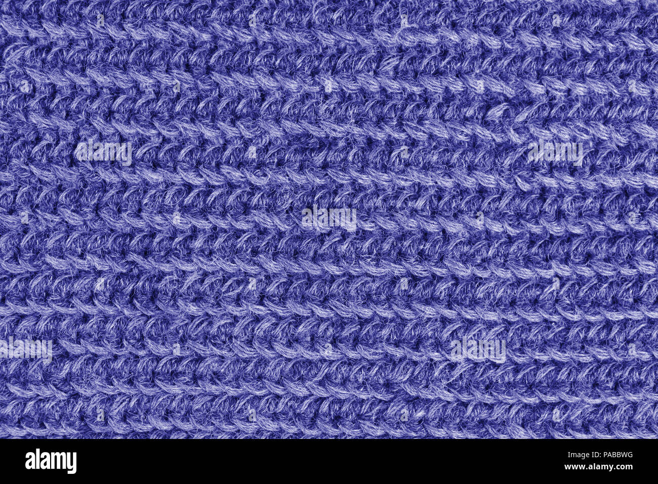 Große gestrickt blau Pullover Textur closeup Stockfoto