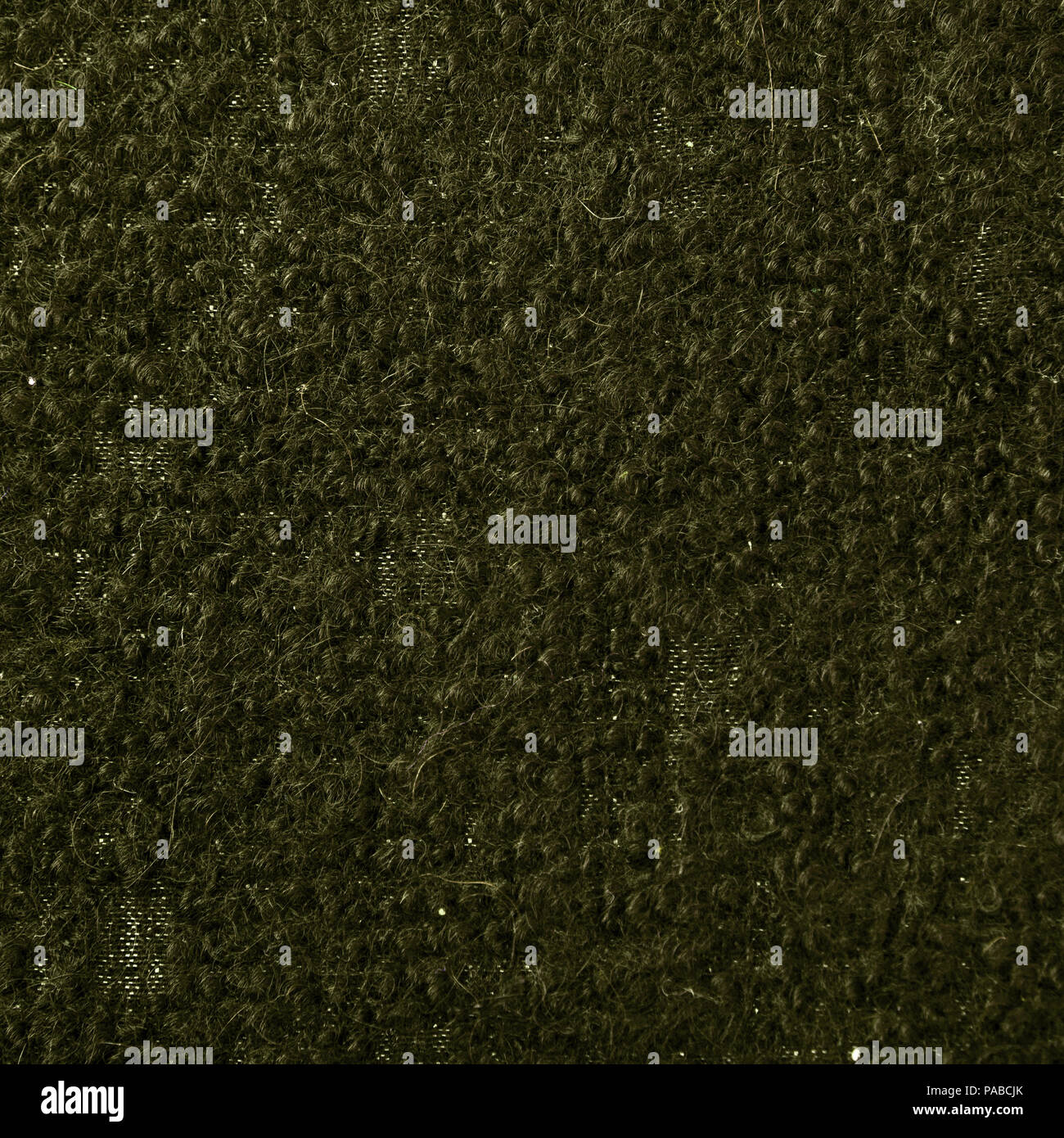 Windel olive Jacquard wolle stoff mit glänzender Faserstruktur closeup Stockfoto