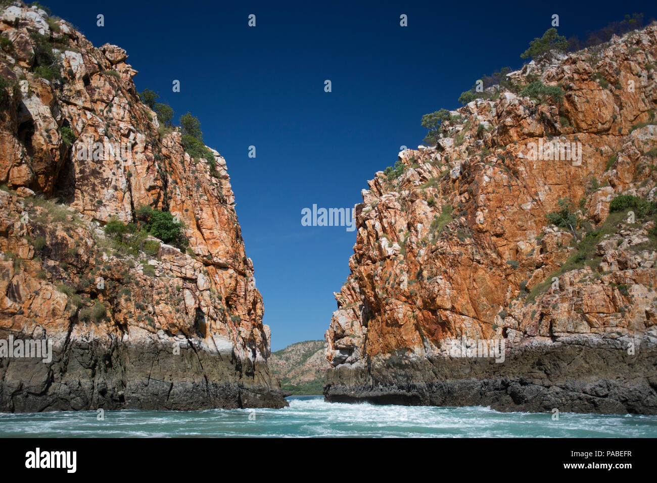 Horizontale fällt, die Kimberley Region, Western Australia Stockfoto