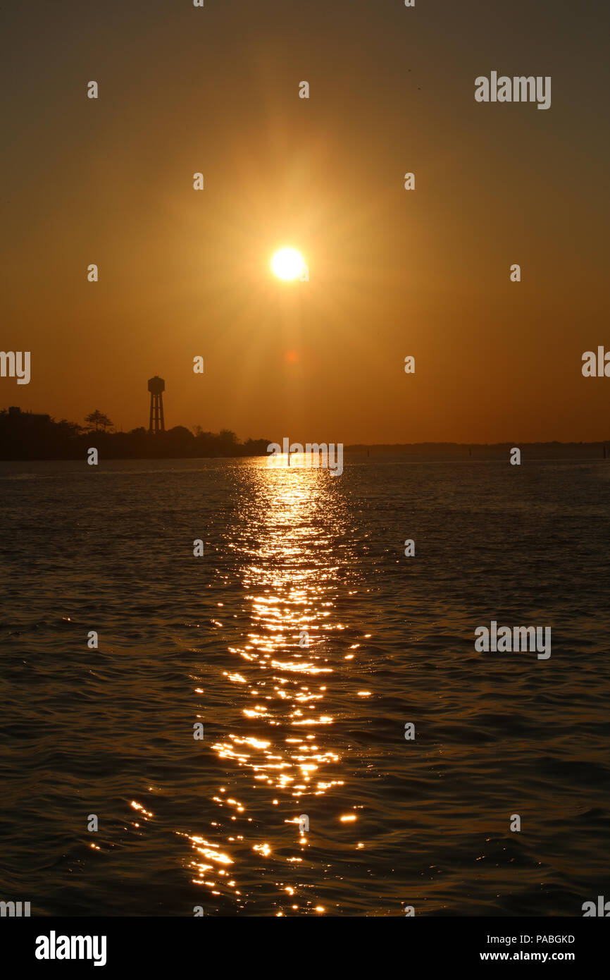 Venezianische Sonnenuntergang Stockfoto