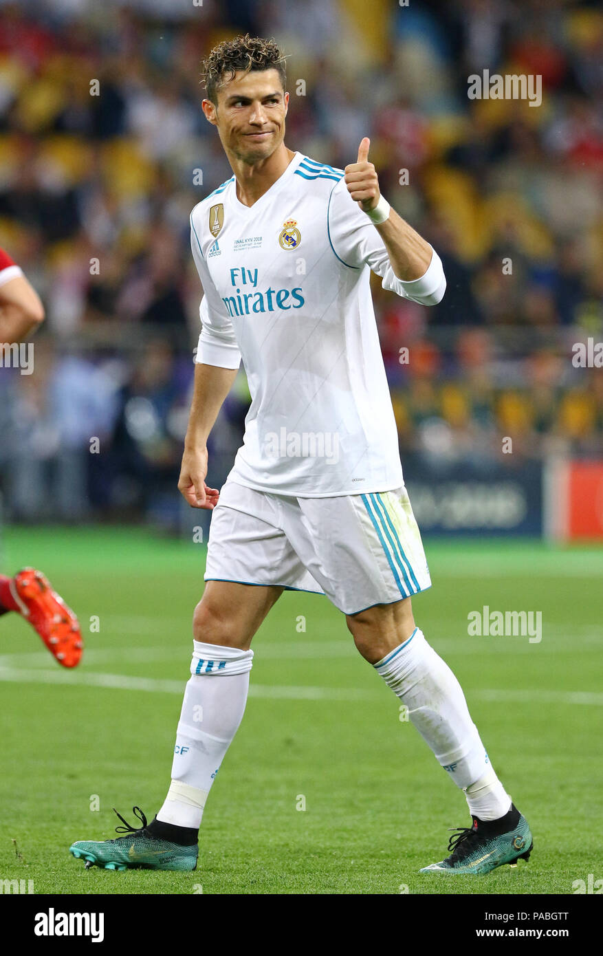 Kiew Ukraine 26. MAI 2018 Cristiano Ronaldo von Real Madrid in