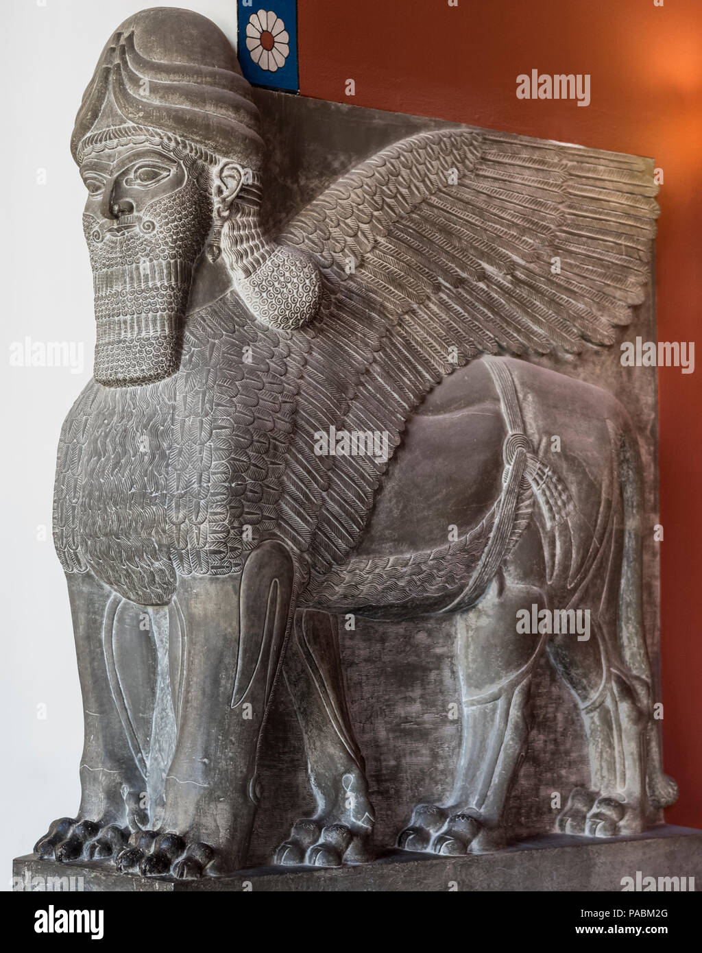 Assyrische Stier (9-13 th C BCE) PERGAMONMUSEUM MUSEUMSINSEL BERLIN DEUTSCHLAND Stockfoto