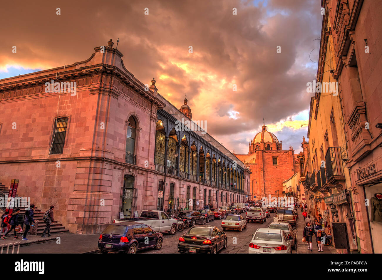 Zacatecas Stadtbild, Mexiko Stockfoto