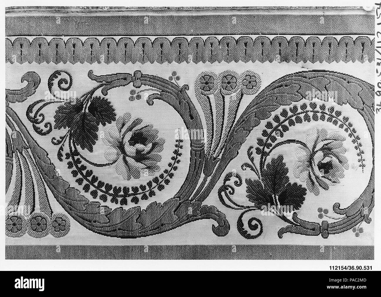 Stück. Kultur: Französisch. Abmessungen: L 15 x W. 10 5/8 Zoll (38,1 x 27,0 cm). Datum: Anfang des 19. Jahrhunderts. Museum: Metropolitan Museum of Art, New York, USA. Stockfoto