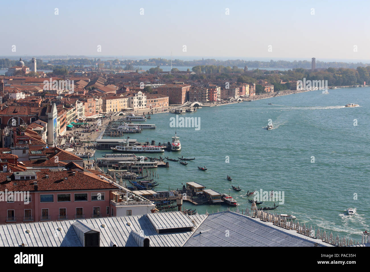 Venedig Waterfront Stockfoto