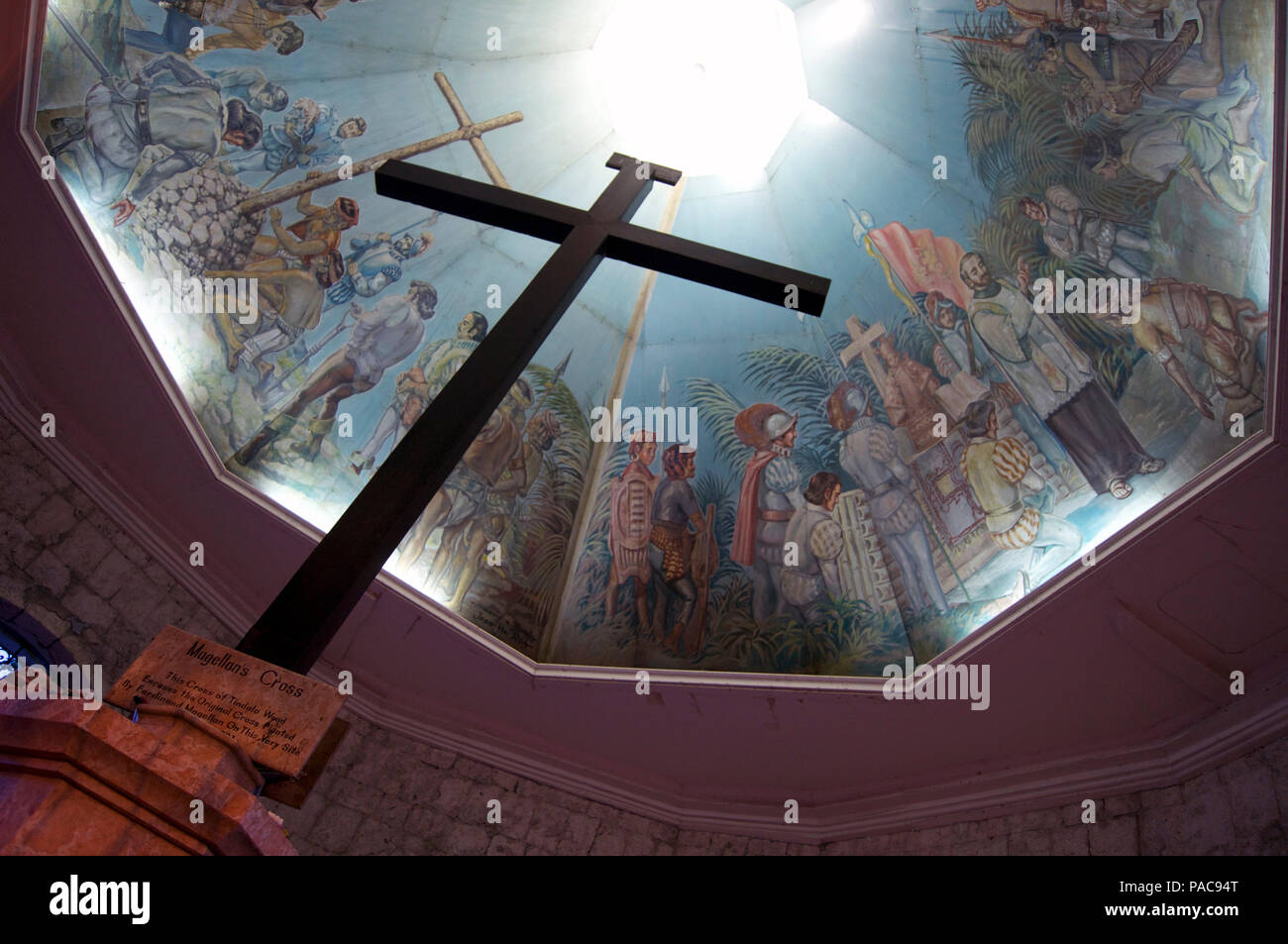 Magellan's Cross in Cebu, Philippinen Stockfoto