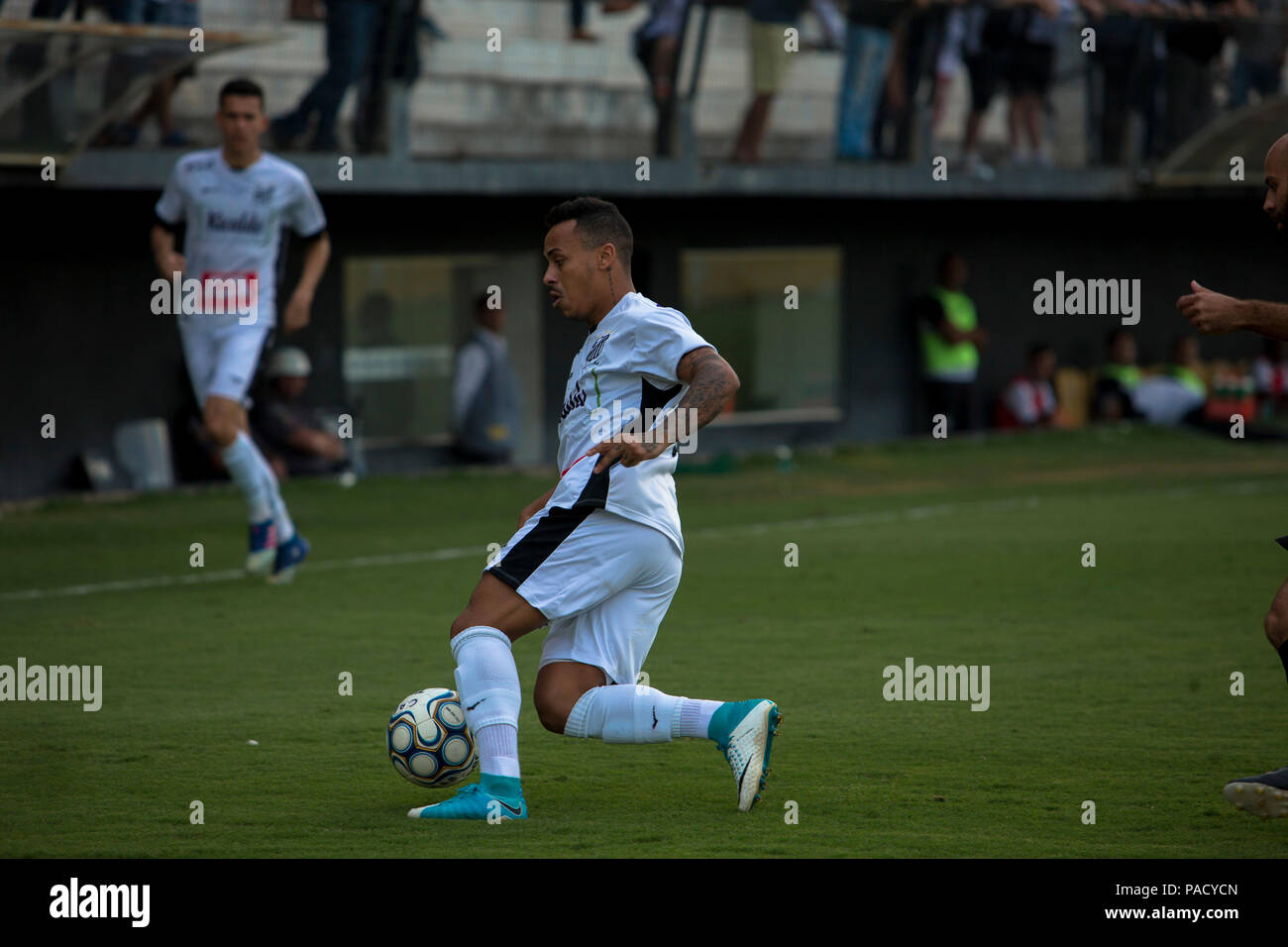 Sao Paulo, Brasilien. 21. Juli 2018. Daniel Bueno während des Spiels Bragantino vs Volta Redonda, gültig für die brasilianische Meisterschaft Serie C, an der Nabi Abi Chedid Stadion in Bragança Paulista, SP. (Foto: Richard Callis/Fotoarena) Credit: Foto Arena LTDA/Alamy leben Nachrichten Stockfoto