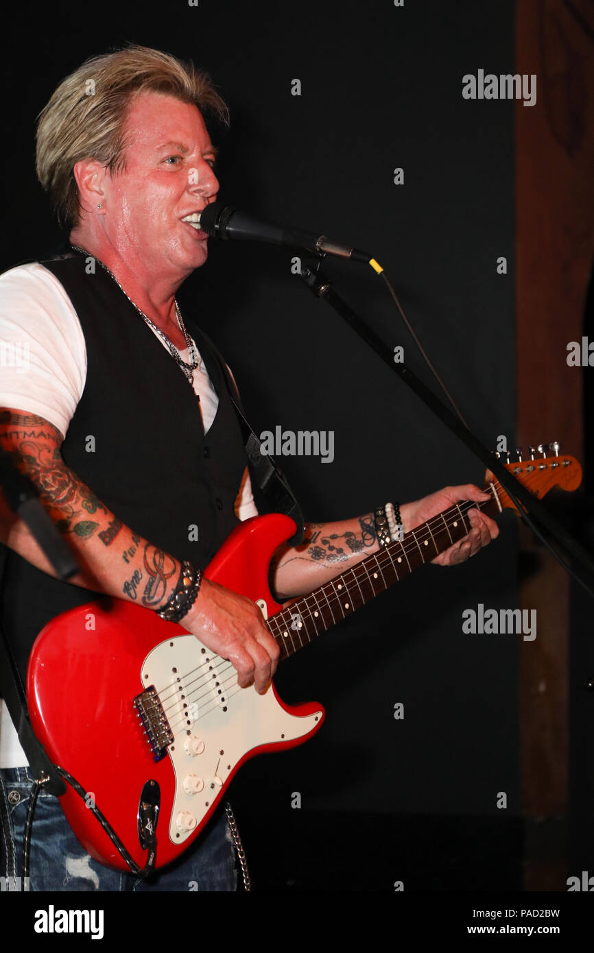 San Diego, Kalifornien, USA. 21. Juli 2018. Joe Finley Der swansons im House of Blues während der comic-con Wochenende in San Diego, Kalifornien. Credit: Sheri Determan/Alamy leben Nachrichten Stockfoto