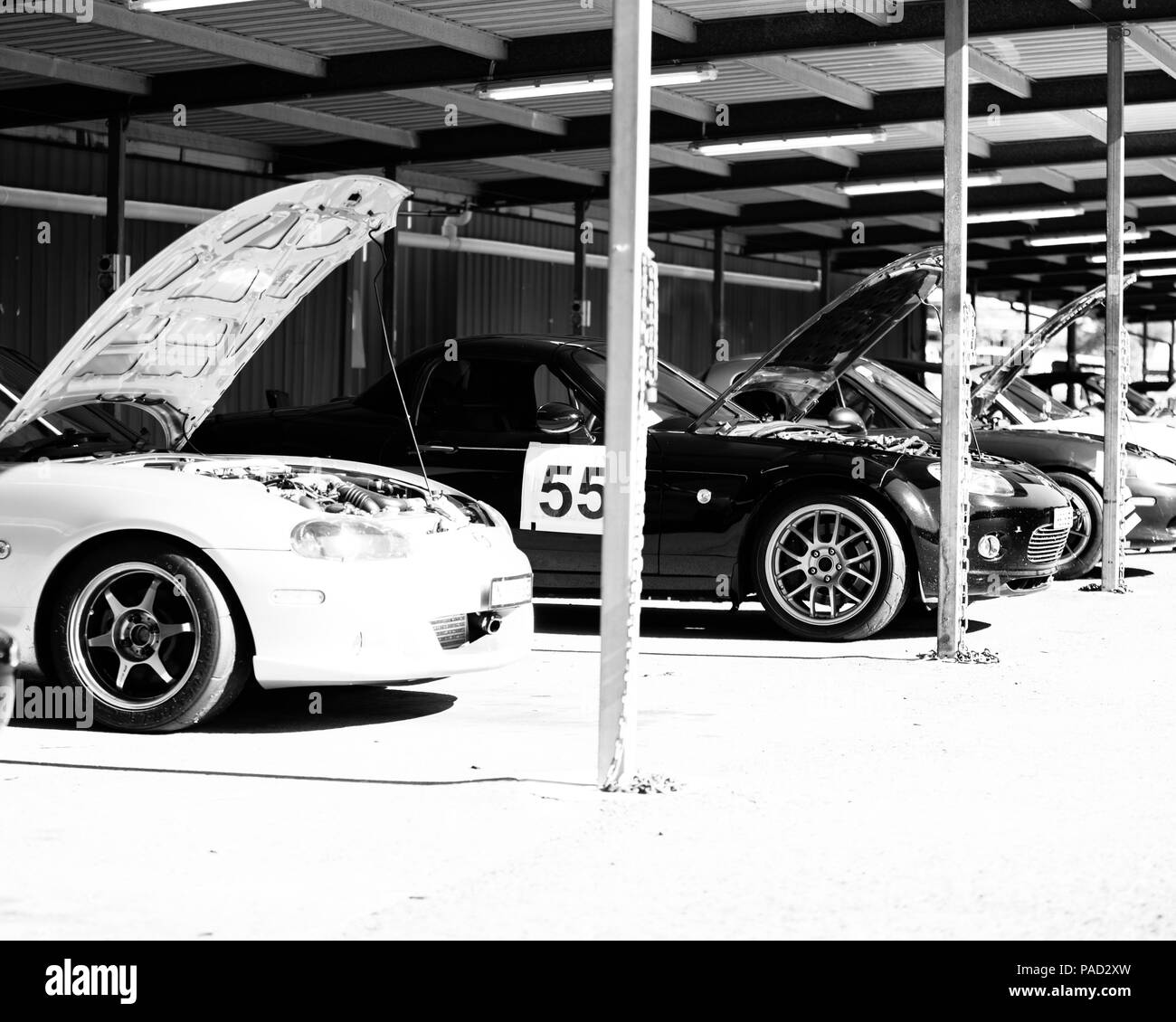 Motorsport Park in Sydney, New South Wales, Australien. vom 22. Juli 2018. MX5 Car Club in Kraft. Anthony Bolack/Alamy leben Nachrichten Stockfoto