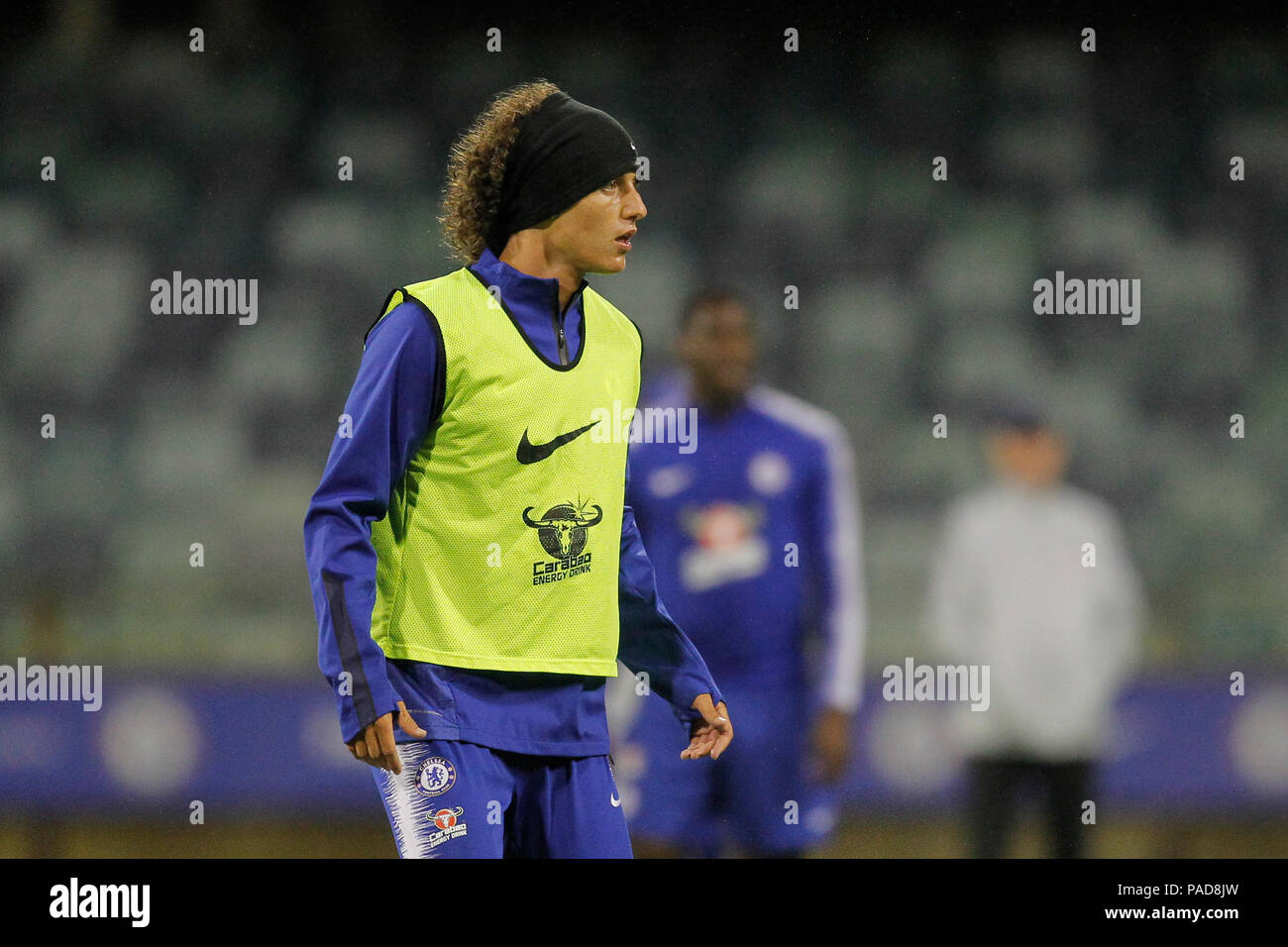 Das waca, Perth, Australien. 21. Juli 2018. Chelsea vor Jahreszeit Tour durch Australien, offenen Training; David Luiz in Warm-up Credit: Aktion plus Sport/Alamy leben Nachrichten Stockfoto