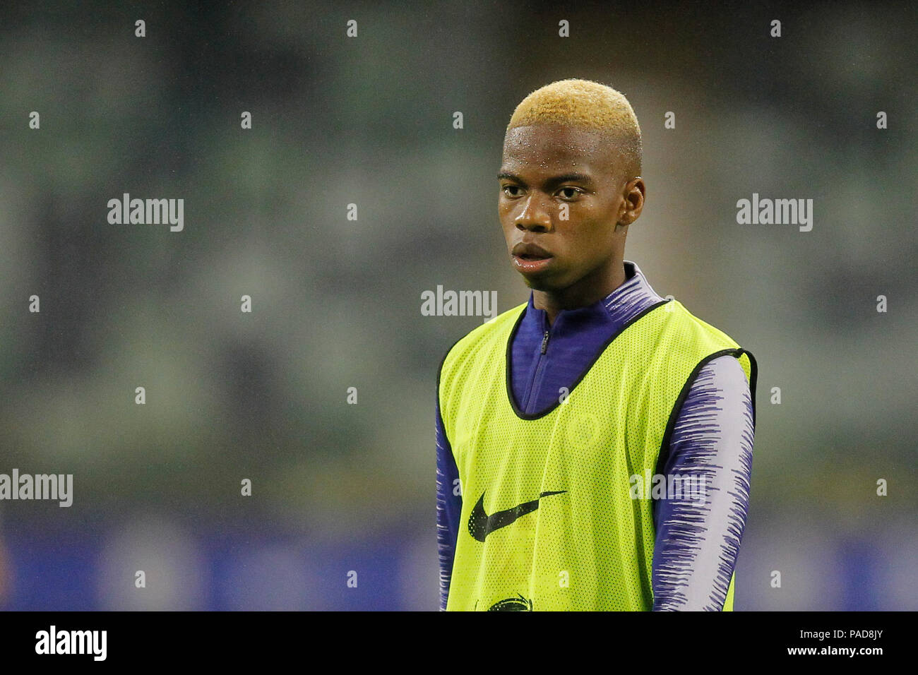 Das waca, Perth, Australien. 21. Juli 2018. Chelsea vor Jahreszeit Tour durch Australien, offenen Training; Charly Musonda während der Aufwärmphase Credit: Aktion plus Sport/Alamy leben Nachrichten Stockfoto
