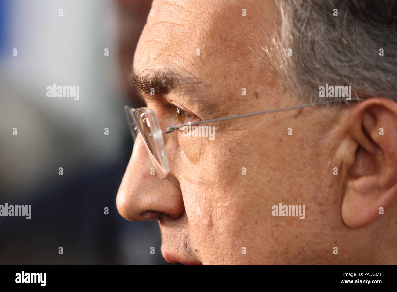 Cassino - Italien - 24. November 2016 - Die Fca-CEO Sergio Marchionne in der Anlage Stockfoto
