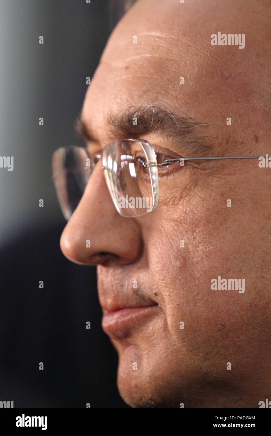 Cassino - Italien - 24. November 2016 - Die Fca-CEO Sergio Marchionne in der Anlage Stockfoto