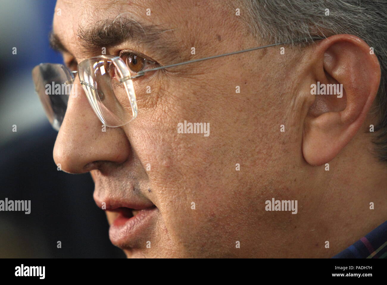 Cassino - Italien - 24. November 2016 - Die Fca-CEO Sergio Marchionne in der Anlage Stockfoto