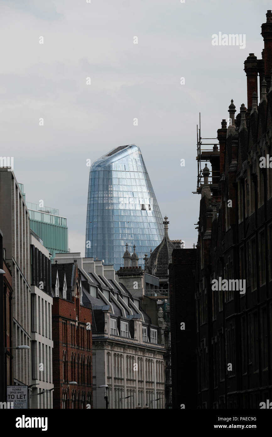 Moderne Architektur von Chancery Lane, London, Vereinigtes Königreich gesehen Stockfoto