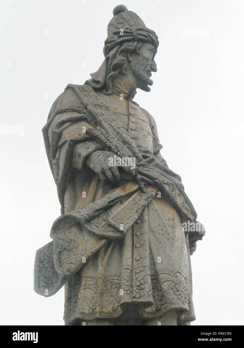 Skulptur, Senhor do Bom Jesus de Matosinhos Basilika, Minas Gerais, Congonhas, Brasilien Stockfoto