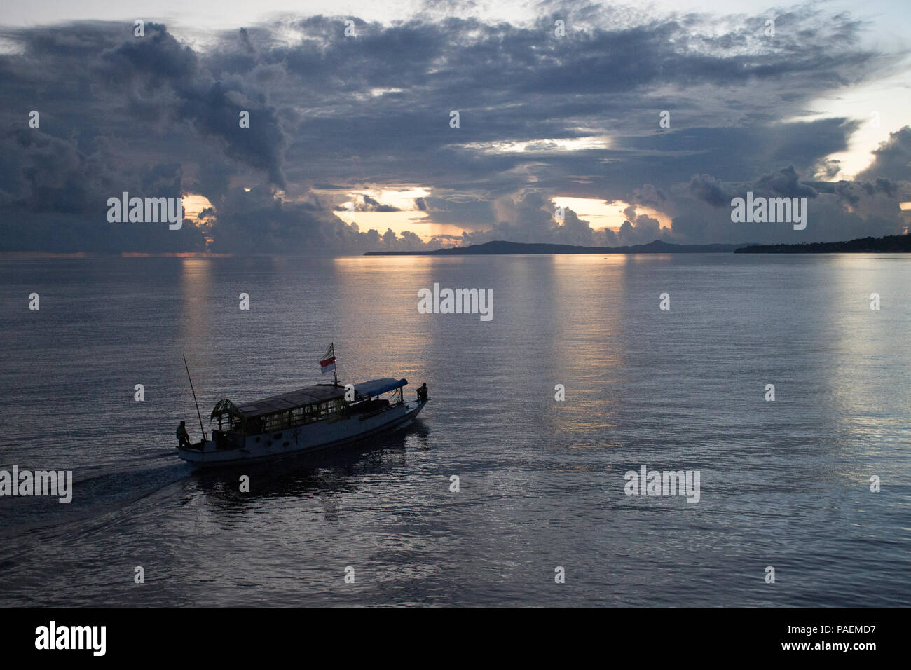 Indonesischen Fischerboot Stockfoto