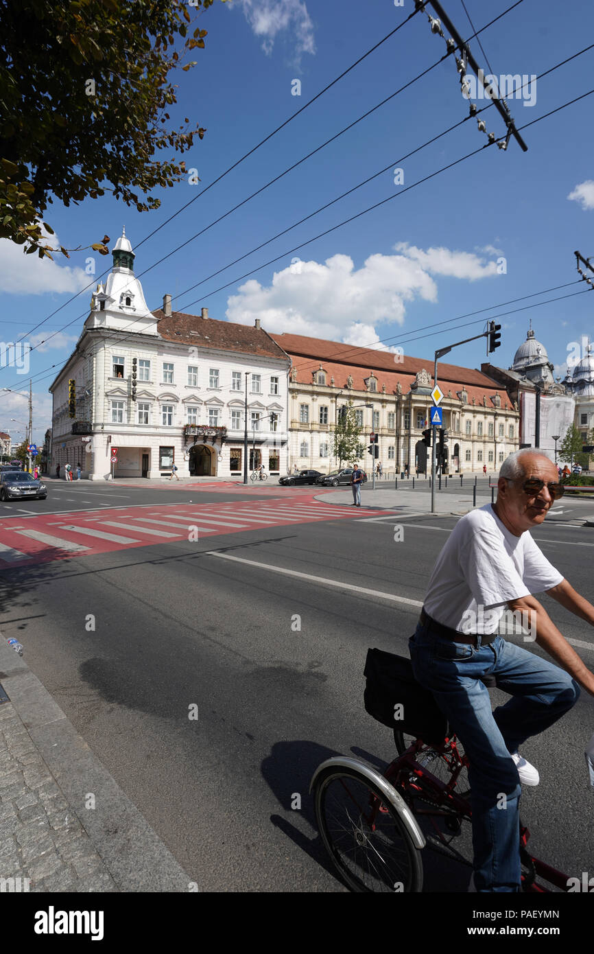 Allgemeine Ansichten der Stadt Cluj, Siebenbürgen, Rumänien. Foto Datum: Freitag, 20. Juli 2018. Foto: Roger Garfield/Alamy Stockfoto