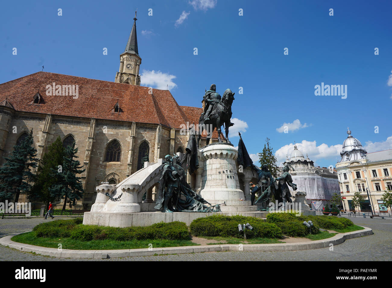 Allgemeine Ansichten der Stadt Cluj, Siebenbürgen, Rumänien. Foto Datum: Freitag, 20. Juli 2018. Foto: Roger Garfield/Alamy Stockfoto