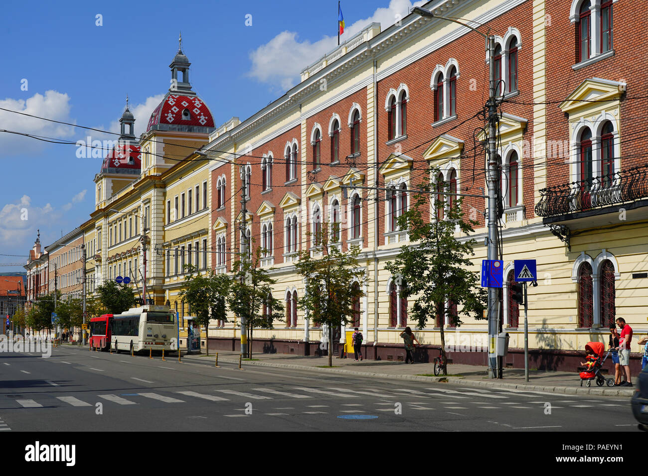 Allgemeine Ansichten der Stadt Cluj, Siebenbürgen, Rumänien. Foto Datum: Freitag, 20. Juli 2018. Foto: Roger Garfield/Alamy Stockfoto