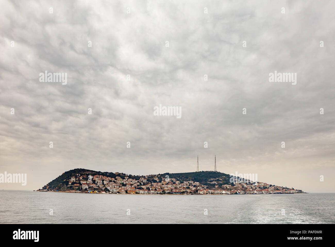 Burgazada Insel oder Burgazadası. Prinzen Inseln, Istanbul, Türkei Stockfoto