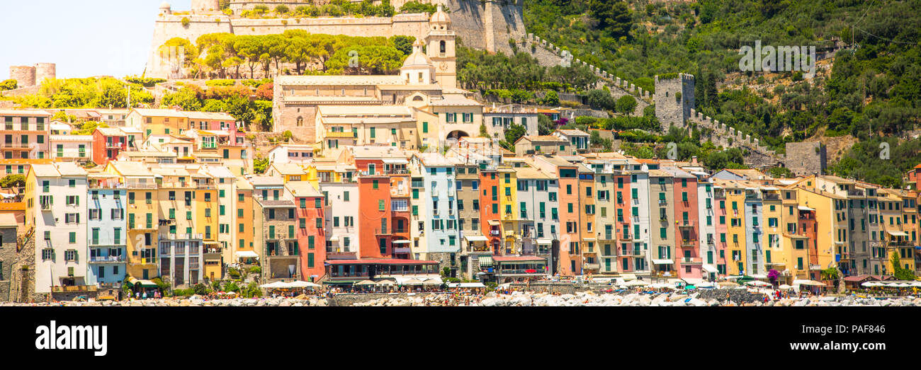 Porto Venere, La Spezia, Ligurien, Italien. Stockfoto