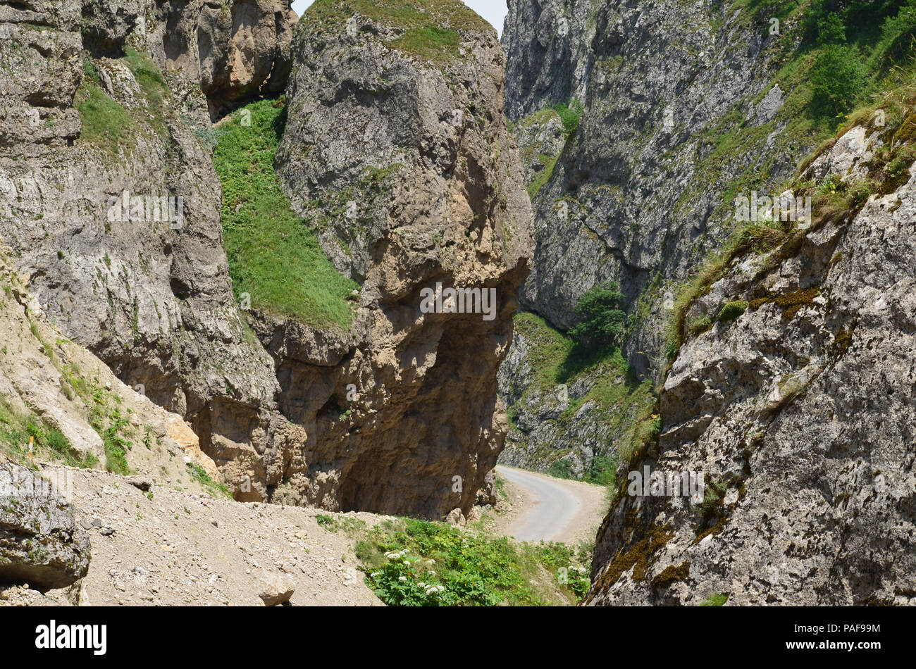 In der Nähe von Shahdag gudiyalchay Canyon National Park, Guba Bezirk, Aserbaidschan Stockfoto