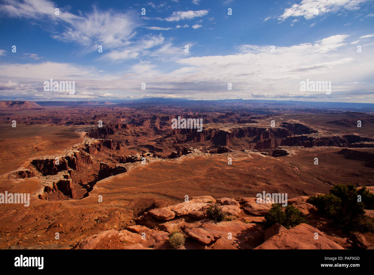 White Rim anzeigen 2 B 1631 Stockfoto