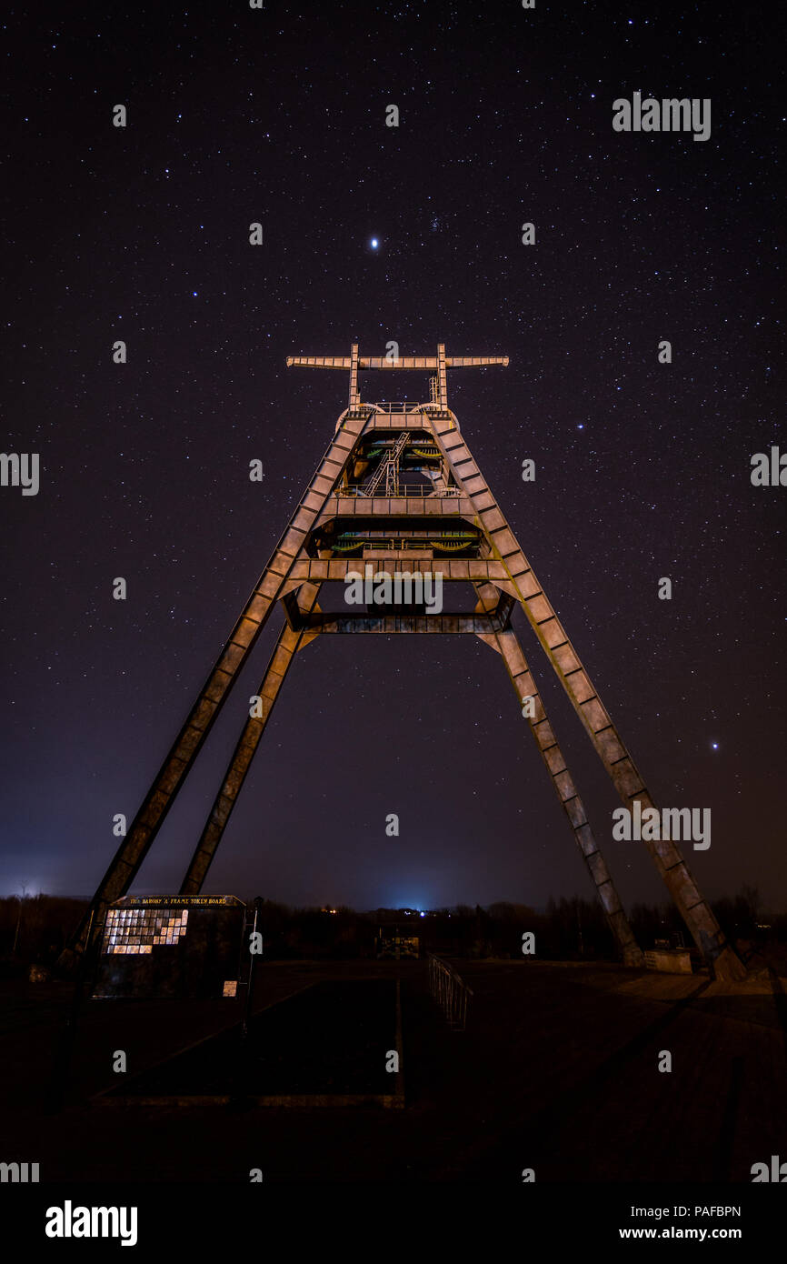 Nacht der Baronie ein Rahmen - auchinleck Stockfoto