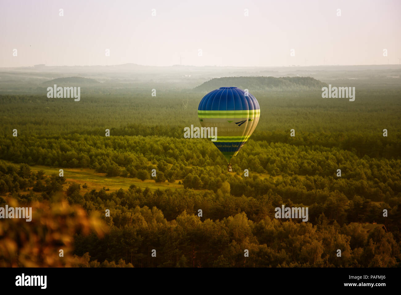 Die polnische Meisterschaft Baloons Rennen Stockfoto