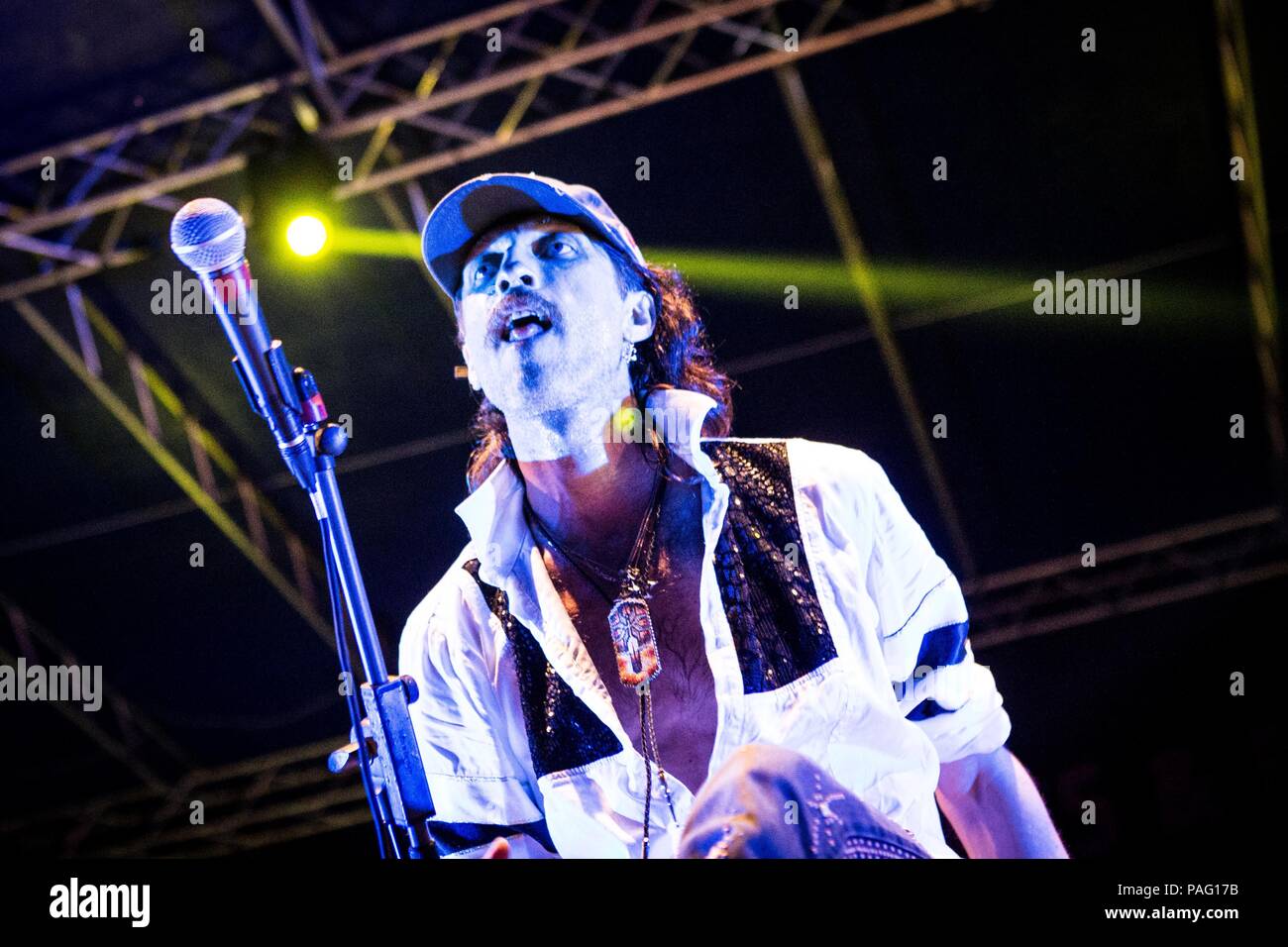 Sestri Levante Genova Italien, 21. Juli 2018 Gogol Bordell live auf Mojotic Festival 2018 © Roberto Finizio / alamy Stockfoto