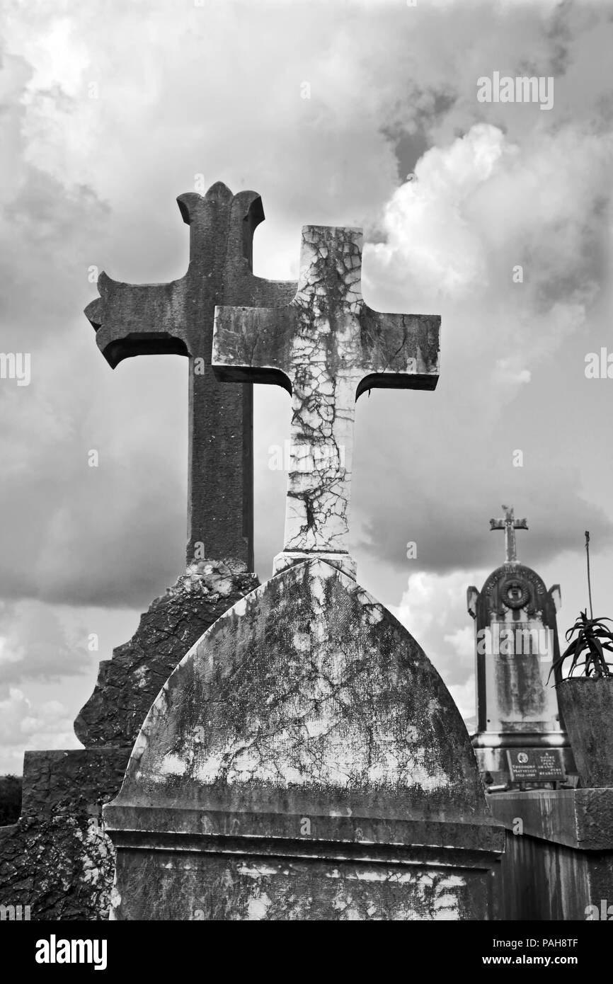 Friedhof St. Paul de Vence, Frankreich Stockfoto