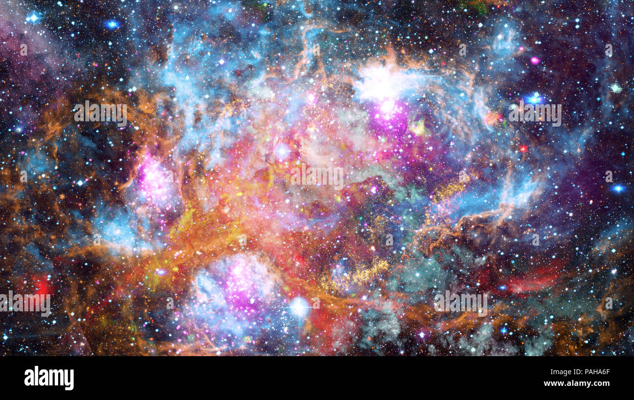Die kosmische Kunst, science fiction Wallpaper. Schönheit von Deep Space. Elemente dieses Bild von der NASA eingerichtet. Stockfoto