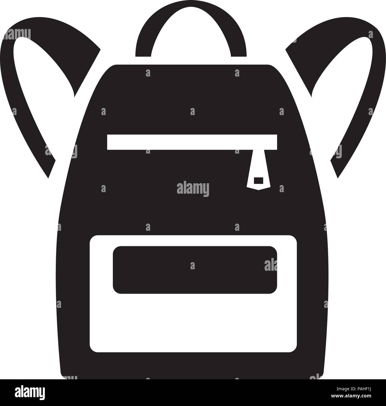 Vector Illustration der Schule Rucksack. Rucksäcke für Kinder, Schüler, Studenten, Reisende und Touristen. Vector Illustration von flachen Design Schule Rucksack ich Stock Vektor