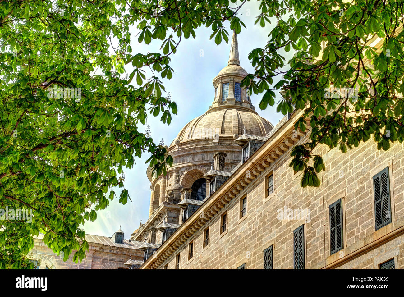San Lorenzo del Escorial, Spanien Stockfoto
