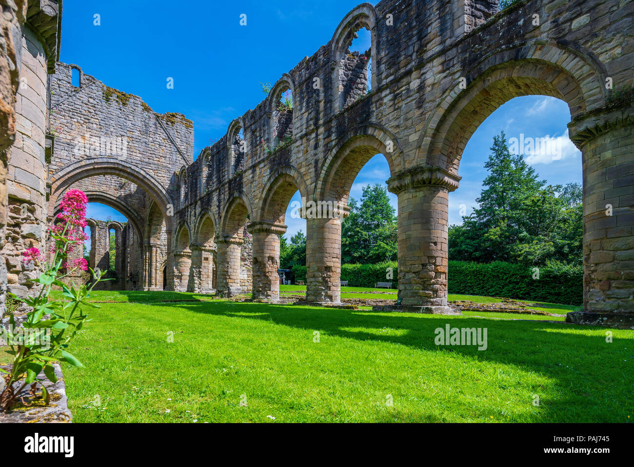Buildwas Abbey, Shropshire, England, Vereinigtes Königreich, Europa Stockfoto