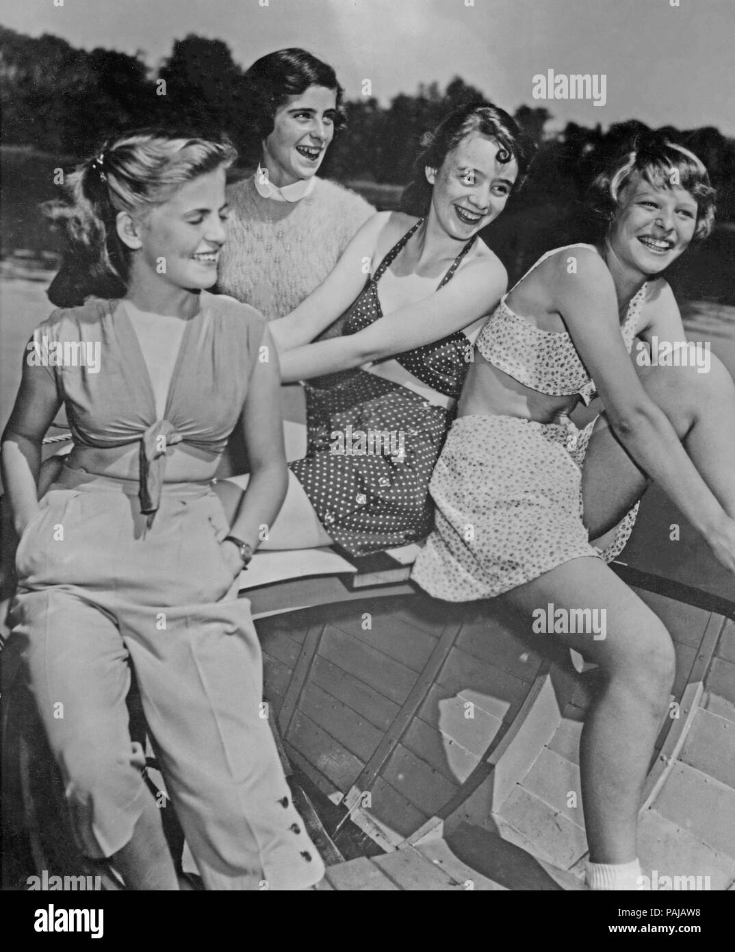 Wochenend im Paradies, alias: Liebe im Finanzamt, Deutschland 1952, Regie: Kurt Hoffmann, Szenenfoto Stockfoto