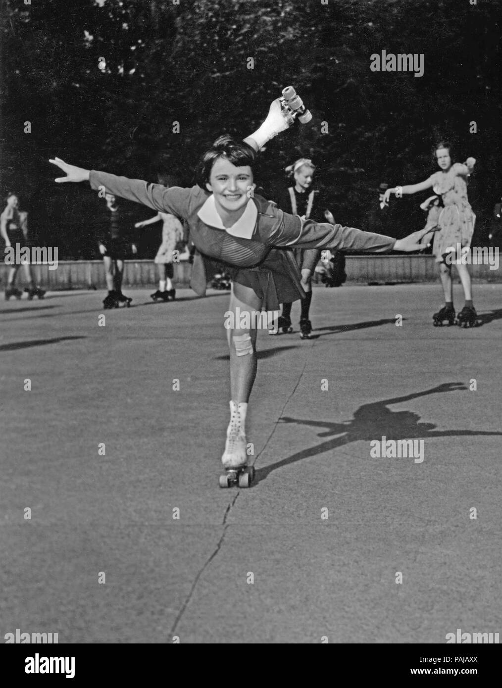 Wochenend im Paradies, alias: Liebe im Finanzamt, Deutschland 1952, Regie: Kurt Hoffmann Darsteller: Margit Cargill Stockfoto