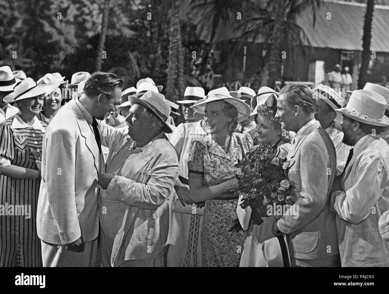 Zwischen Hamburg und Haiti, Deutschland 1940, Regie: Erich Waschneck, Darsteller: Gustav Knuth (links) Stockfoto