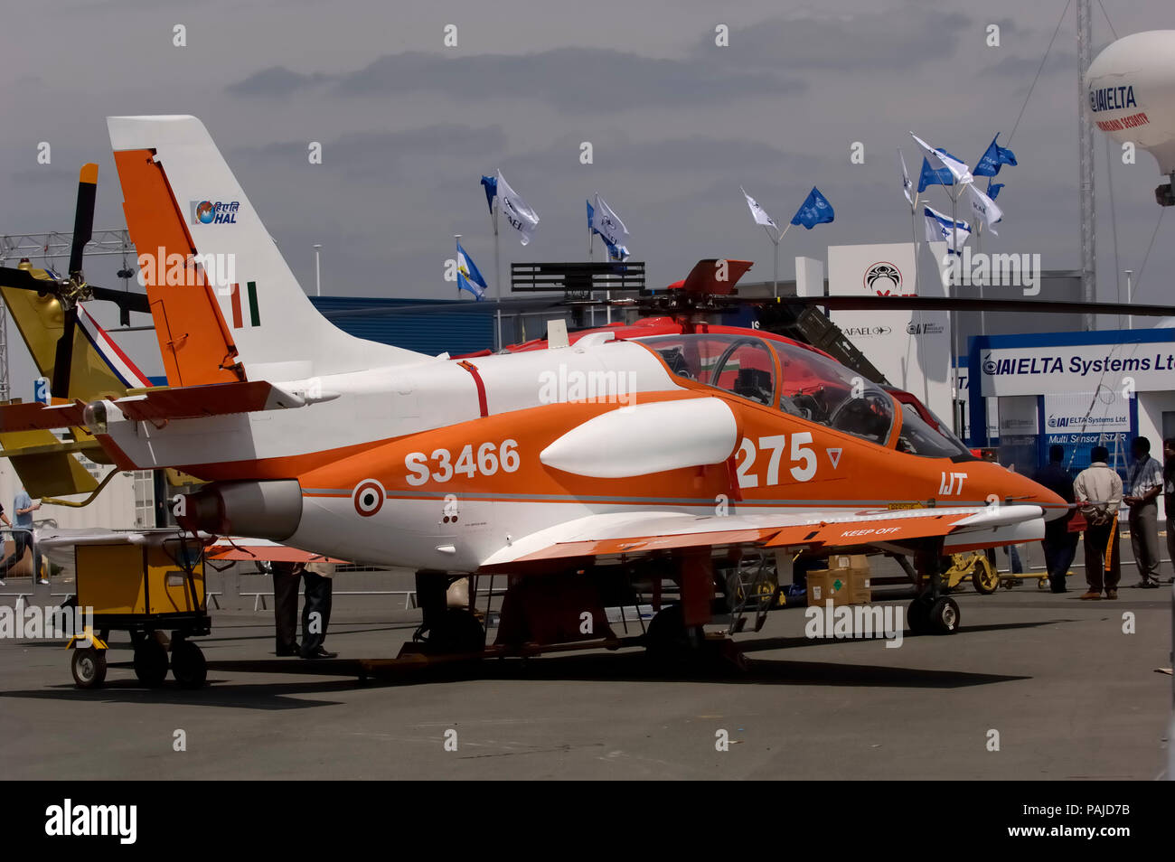 In statischen geparkt - Anzeige an die 2005 Paris AirShow, Salon-du-Lac du Bourget Stockfoto