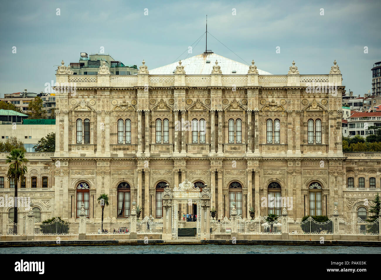 Dolmabahce Palast, Istanbul, Türkei Stockfoto