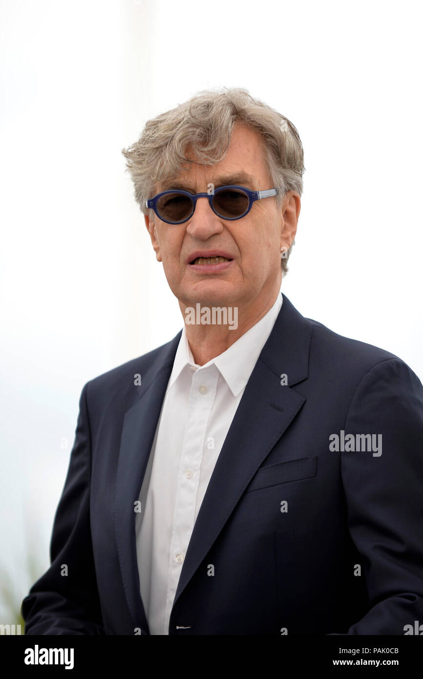 71. Filmfestival von Cannes: Regisseur Wim Wenders, auf 2018/05/13 Stockfoto
